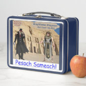 Brotdose. Happy Passover. loris/Affe Metall Brotdose (Beispiel)