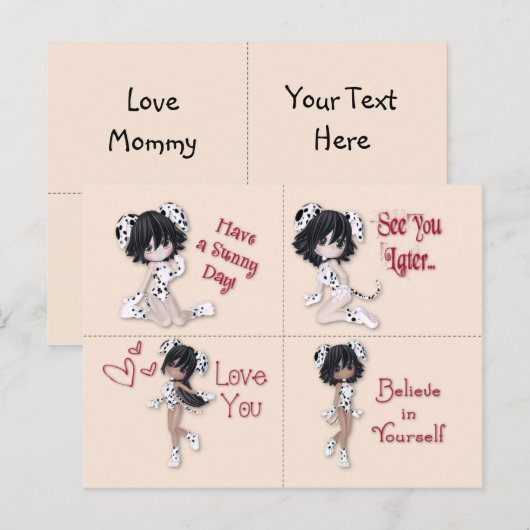 Brotdose-Karten Postkarte (Vorne/Hinten)