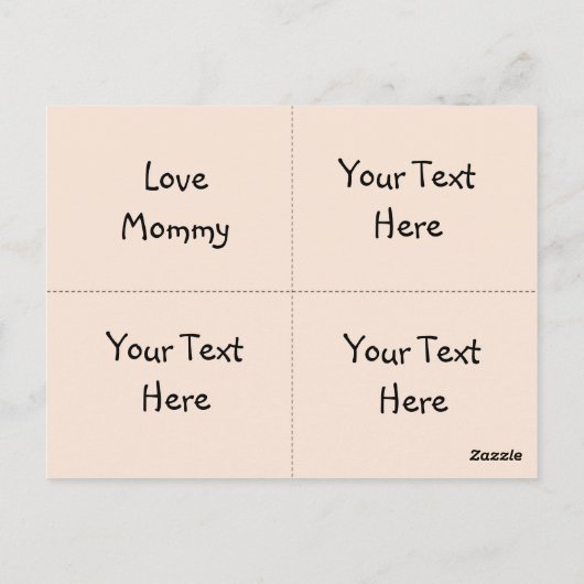 Brotdose-Karten Postkarte (Rückseite)