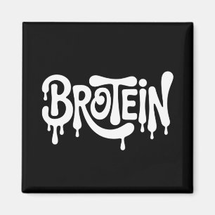 Brotein Protein Funny Bro Gym LGBTQ Gay Pride Alli Magnet