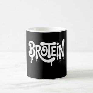 Brotein Protein Lustig Bro Fitnessstudio LGBTQ Sch Kaffeetasse