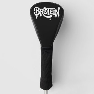 Brotein Protein Lustiger Bro Gym LGBTQ Gay Pride V Golf Headcover