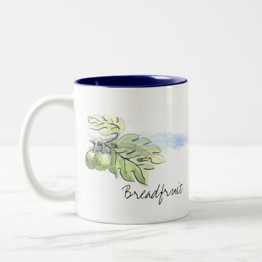 Brotfrucht-Schale Zweifarbige Tasse (Links)