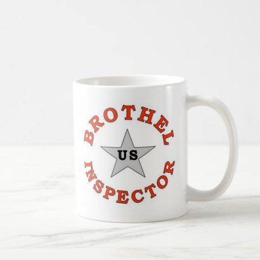 BROTHEL INSPECTOR KAFFEETASSE (Rechts)