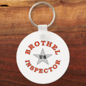 BROTHEL INSPECTOR SCHLÜSSELANHÄNGER (Vorderseite)