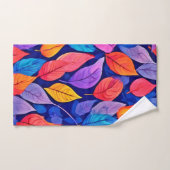 Brothel-Stil: Lebhafte Leaf-Muster Badhandtuch Set (Handtuch)