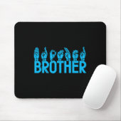 Brother American Sign Language Deaf Awareness Supp Mousepad (Mit Mouse)