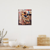 Brother and Sister Canvas Print Poster (Küche)