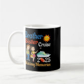 Brother And Sister Cruise 2025 Trip Making Memorie Kaffeetasse (Links)