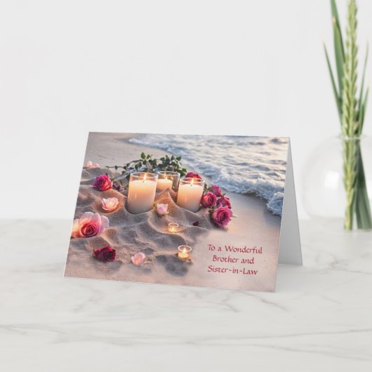 Brother and Sister in Law Wife Congratulations Karte (Vorderseite)