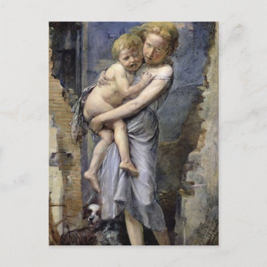 Brother and Sister Postkarte (Vorderseite)