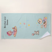 Brother and Sister Strandtuch (Vorderseite)