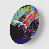 Brother and Sister Supernatural Creatures Runde Wanduhr (Winkel)