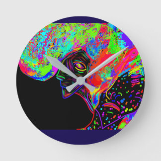 Brother and Sister Supernatural Creatures Runde Wanduhr