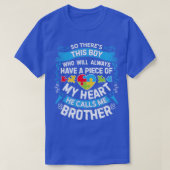 Brother Autism for Men Women Boys Girls Kids Teach T-Shirt (Design vorne)