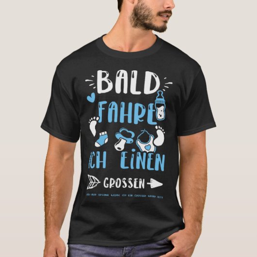 Brother Bald Fahre Ich Einen Großen Bagger Aber  B T-Shirt (Vorderseite)