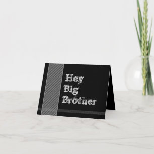 BROTHER Be My Trauzeuge - Schwarze und Silberne Ka Einladung
