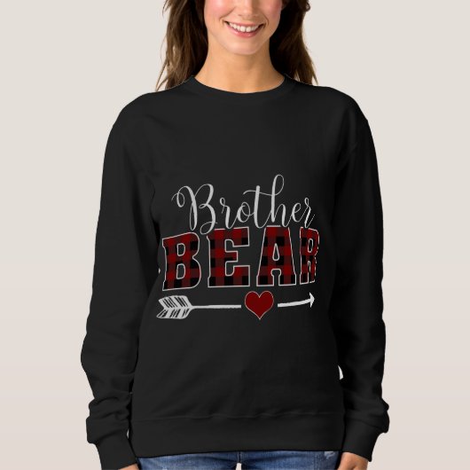 Brother Bear Buffalo Kariert Arrow Heart Son Chris Sweatshirt (Vorderseite)