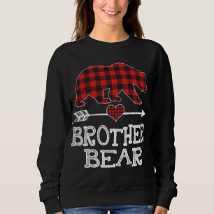 Brother Bear Christmas Pajama Red Kariert Buffalo Sweatshirt