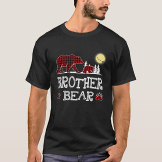 Brother Bear Christmas Pajama Red Kariert Buffalo T-Shirt