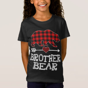 Brother Bear Christmas Pajama Red Kariert Buffalo T-Shirt