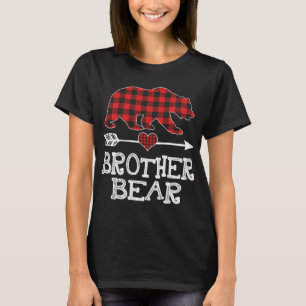 Brother Bear Christmas Pajama Red Kariert Buffalo T-Shirt