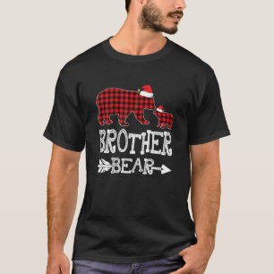 Brother Bear Christmas Pajama Red Kariert Buffalo T-Shirt
