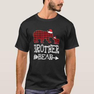 Brother Bear Christmas Pajama Red Kariert Buffalo  T-Shirt