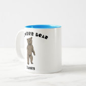 Brother Bear Personalisiert Zwei-Tone-Kaffee-Tasse Zweifarbige Tasse (Vorderseite Links)