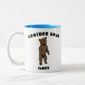 Brother Bear Personalisiert Zwei-Tone-Kaffee-Tasse Zweifarbige Tasse (Links)