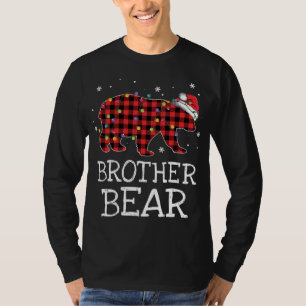 Brother Bear Red Kariert Christmas Pajama Family G T-Shirt