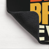 Brother Best Dance Bro Ever Dancing Tancer Retro V Mousepad (Ecke)