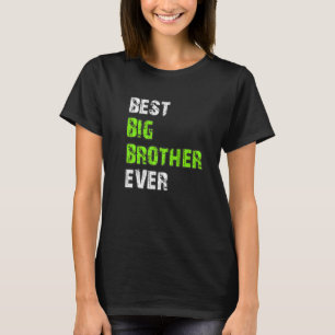 Brother Big Brother Geburtstag Bestes Big Blog je T-Shirt