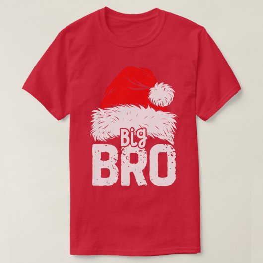 Brother Big Christmas Santa Family Matching Pajam T-Shirt (Design vorne)