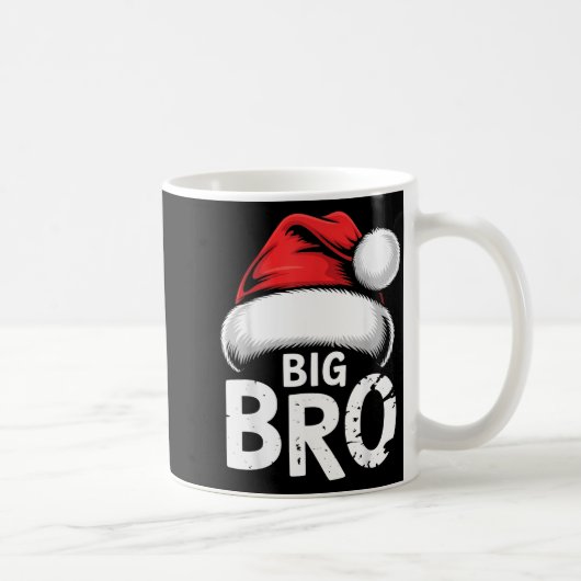 Brother Big Christmas Santa Family Matching Pajama Kaffeetasse (Rechts)