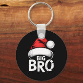Brother Big Christmas Santa Family Matching Pajama Schlüsselanhänger (Vorderseite)