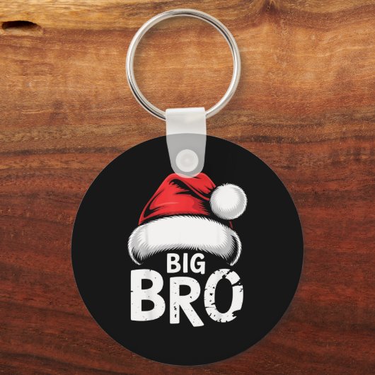 Brother Big Christmas Santa Family Matching Pajama Schlüsselanhänger (Vorderseite)