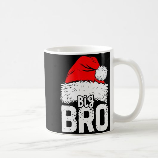 Brother Big Santa Christmas Family Matching Pyjama Kaffeetasse (Rechts)