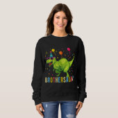 Brother Birthday Boy T Rex Dinosaur Sweatshirt (Vorne ganz)