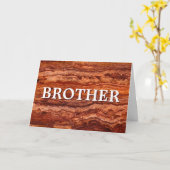 Brother Birthday Card Karte (Gelbe Blume)