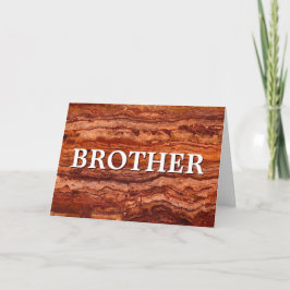 Brother Birthday Card Karte
