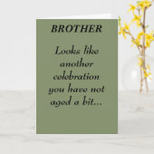 BROTHER BIRTHDAY CARD KARTE (Gelbe Blume)