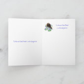 Brother, Birthday Endangered Animal Greeting Karte (Innenseite)