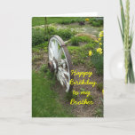 Brother Birthday Karte<br><div class="desc">Rad,  Garten</div>