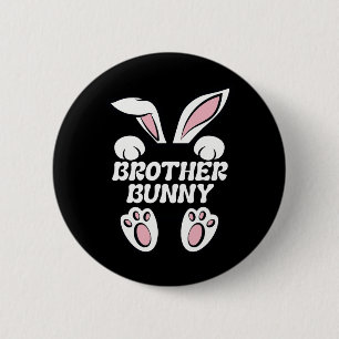 Brother Bunny Fun Osterkaninchen Bunny Oars Niedli Button