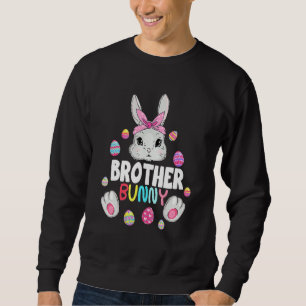 Brother Bunny Niedlich Rabbit Matching Family Oste Sweatshirt