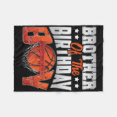 Brother Bysketbyll Birthday Boy Family Byller B-da Fleecedecke (Vorderseite (Horizontal))