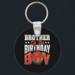 Brother Bysketbyll Birthday Boy Family Byller B-da Schlüsselanhänger<br><div class="desc">Brother Bysketbyll Birthday Boy Family Byller B-day Party</div>
