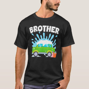 Brother Car Wash Thema Kindergeburtstag Party Fami T-Shirt