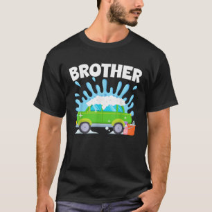 Brother Car Wash Thema Kindergeburtstag Party Fami T-Shirt